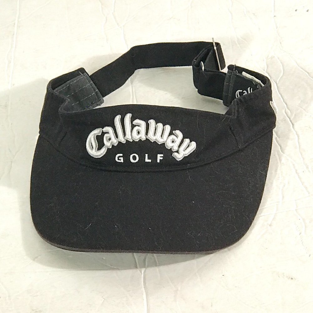 Callaway Adjustable Black Golf Golfing Cap Hat Visor